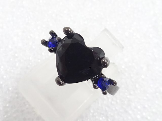JAPANESE KIMONO / ANTIQUE COLORED STONE RING (SIZE 8.5)